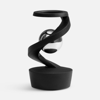 Изображение №3 | Настольный антистресс Mindflow, черный с серебристым