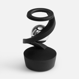 Изображение №4 | Настольный антистресс Mindflow, черный с серебристым