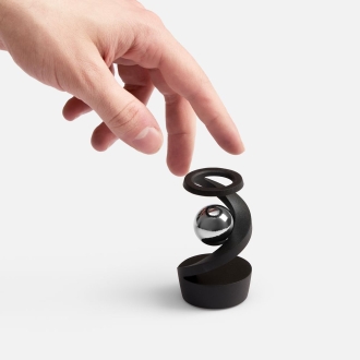 Изображение №5 | Настольный антистресс Mindflow, черный с серебристым