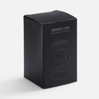 Изображение №8 | Настольный антистресс Mindflow, черный с серебристым