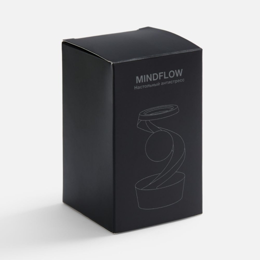 Изображение №8 | Настольный антистресс Mindflow, черный с серебристым