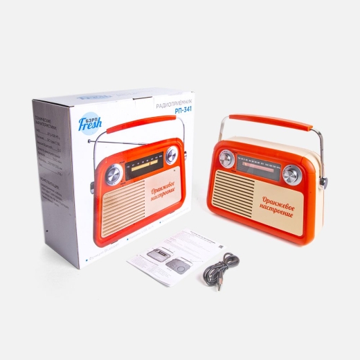 Изображение №4 | Радиоприемник «Fresh РП-341», оранжевый