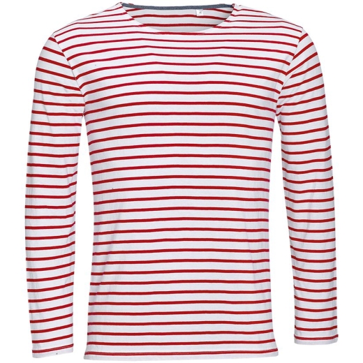 Изображение №1 | Футболка мужская Marine Men, белый/красный, размер S