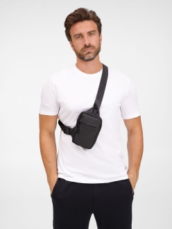 Изображение №7 | Спортивная кросс-боди сумка UrbanHike, черная