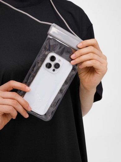 Изображение №1 | Водонепроницаемый чехол для телефона Aqualock, серый