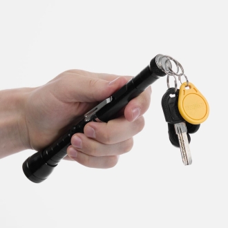 Изображение №10 | Телескопический фонарь с магнитом Flexion, ver.2, черный