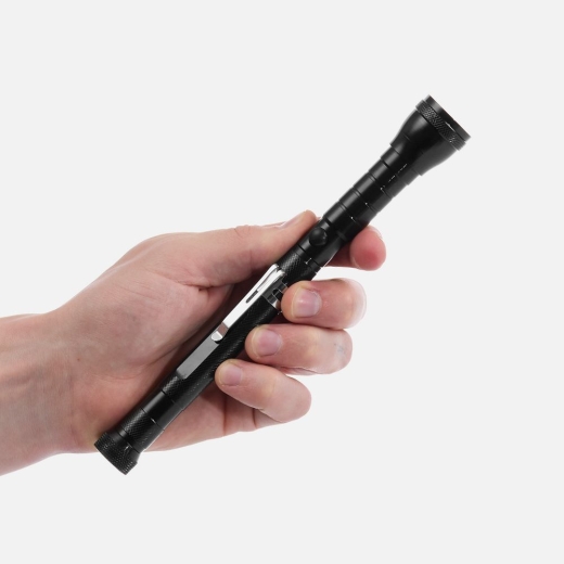 Изображение №8 | Телескопический фонарь с магнитом Flexion, ver.2, черный