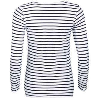 Изображение №2 | Футболка женская Marine Women, белый/темно-синий, размер XS