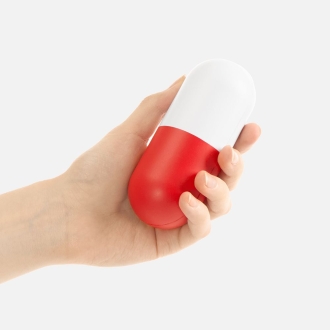 Изображение №2 | Сквиши-антистресс «Пилюля», белый с красным