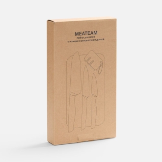 Изображение №6 | Набор для мяса Meateam с ножами и разделочной доской