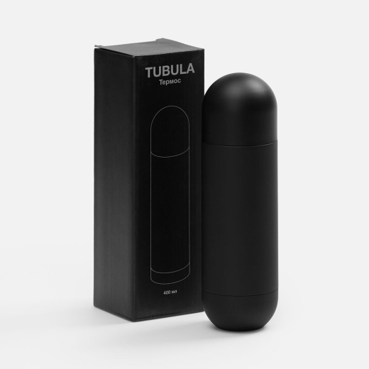 Изображение №5 | Термос Tubula Soft Touch, черный