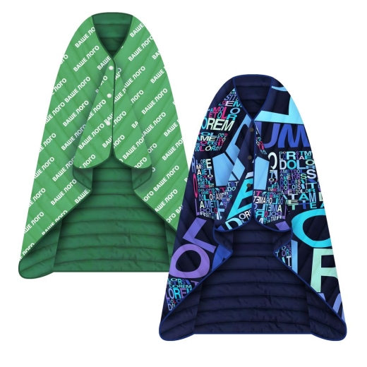 Изображение №1 | Плед-пончо Blanket Print на заказ