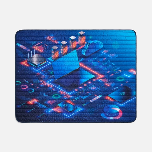 Изображение №2 | Плед Mosaic с печатью на заказ