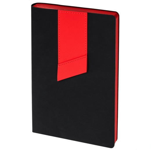 Изображение №1 | Ежедневник Bookmark, недатированный, черный с красным