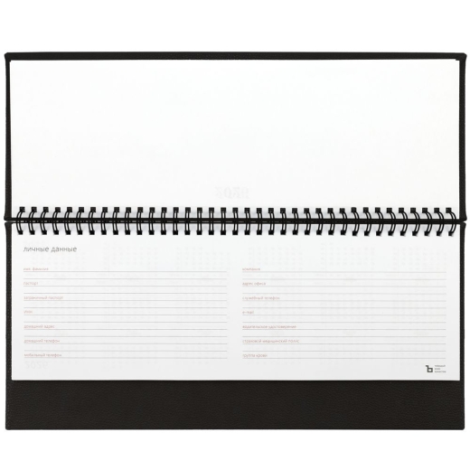 Изображение №4 | Планинг Sagrin, датированный, черный