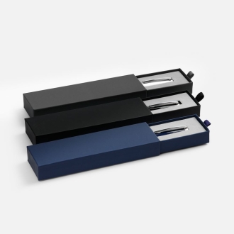 Изображение №4 | Ручка шариковая Letra Chrome в футляре, черная