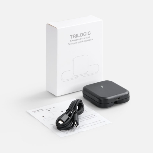 Изображение №6 | Складная станция беспроводной зарядки Trilogic, черная