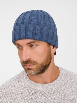 Изображение №4 | Шапка Metelitsa, синий меланж (джинс)