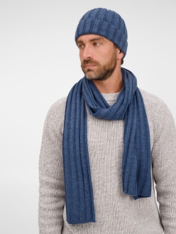 Изображение №8 | Шарф Metelitsa, синий меланж (джинс)