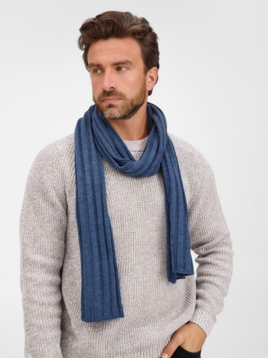 Изображение №5 | Шарф Metelitsa, синий меланж (джинс)