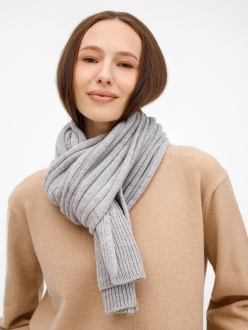 Изображение №6 | Шарф Bellish, светло-серый меланж