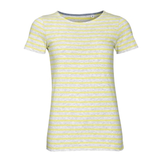 Изображение №1 | Футболка Miles Women серый с желтым, размер XS