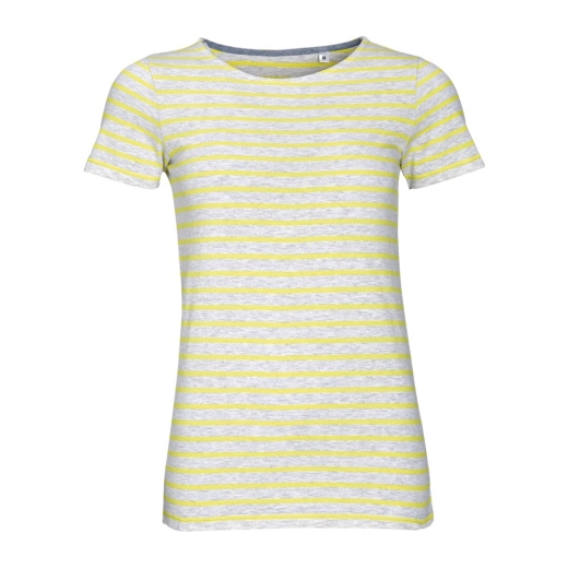 Изображение №1 | Футболка Miles Women серый с желтым, размер XS