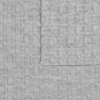 Изображение №3 | Плед Braidera, серебристо-серый меланж