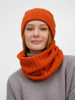 Изображение №6 | Шапка ComFleece, темно-оранжевая (кирпичная)