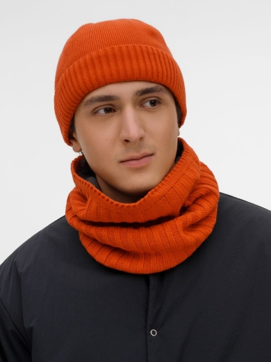 Изображение №7 | Шапка ComFleece, темно-оранжевая (кирпичная)