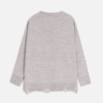 Изображение №3 | Джемпер Sharpick, серебристо-серый меланж, размер S/M