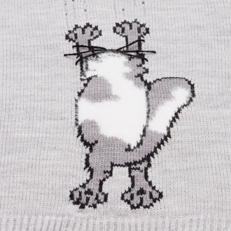 Изображение №5 | Джемпер Sharpick, серебристо-серый меланж, размер S/M