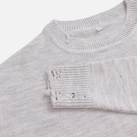 Изображение №4 | Джемпер Sharpick, серебристо-серый меланж, размер S/M