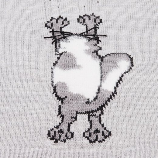 Изображение №5 | Джемпер Sharpick, серебристо-серый меланж, размер S/M