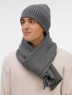 Изображение №8 | Шарф Laconi, темно-серый меланж