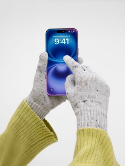 Изображение №3 | Перчатки сенсорные Spotti Senso, светло-серые, размер S/M