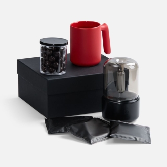 Изображение | Набор «Микроклимат», черный с красным