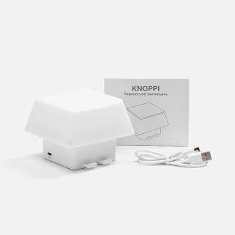 Изображение №6 | Светильник с подставкой для смартфона Knoppi, белый