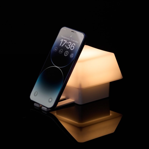 Изображение №1 | Светильник с подставкой для смартфона Knoppi, белый