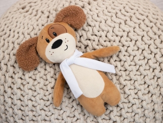 Изображение №3 | Мягкая игрушка Beastie Toys, собачка с белым шарфом