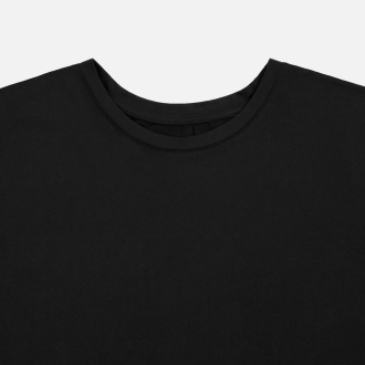 Изображение №4 | Футболка унисекс Senti, черная, размер S