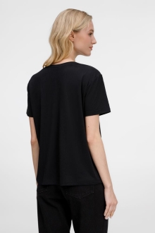 Изображение №8 | Футболка унисекс Senti, черная, размер S