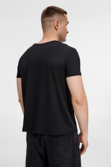 Изображение №10 | Футболка унисекс Senti, черная, размер S