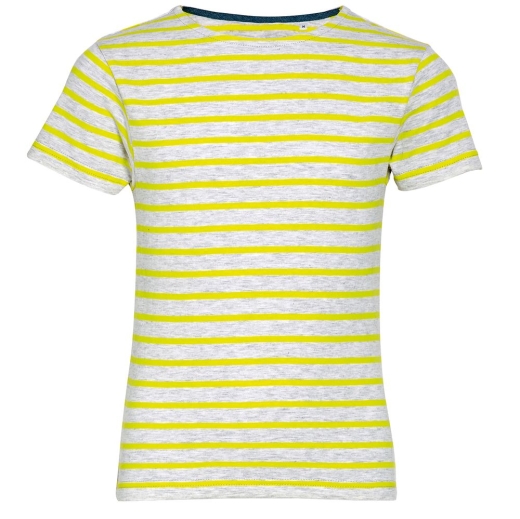 Изображение №1 | Футболка Miles Kids серый с желтым, размер 04Y