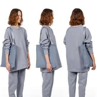 Изображение №5 | Шопер B4, серый с серыми ручками