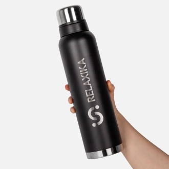 Изображение №9 | Термос Relaxika 1600 со стикерпаком, черный