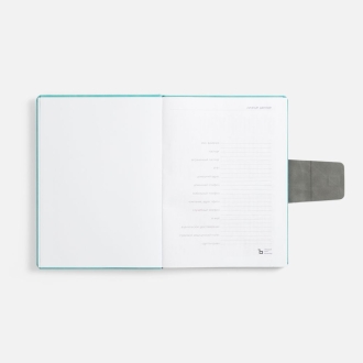 Изображение №8 | Ежедневник Grande Strap на заказ, датированный, бирюзовый