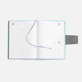 Изображение №9 | Ежедневник Grande Strap на заказ, датированный, бирюзовый
