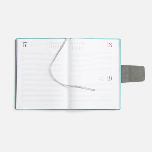 Изображение №9 | Ежедневник Grande Strap на заказ, датированный, бирюзовый