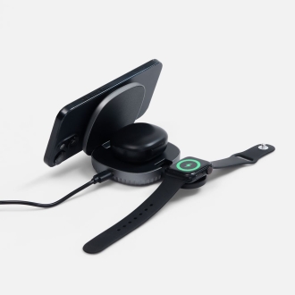 Изображение №1 | Складная станция беспроводной зарядки flowPad, серая